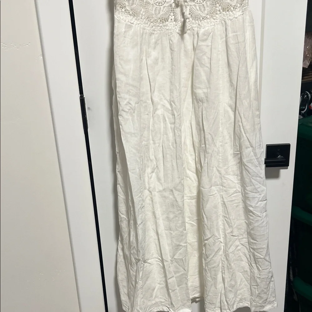 Free People All You Need Is Lace Midi Dress in Ivory 🆕 - Picture 6 of 9